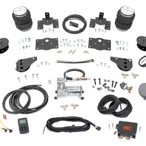Rough Country Air Spring Kit w/compressor Wireless Controller 4 Inch Lift Kit Ram 1500 (10-18 & Classic)