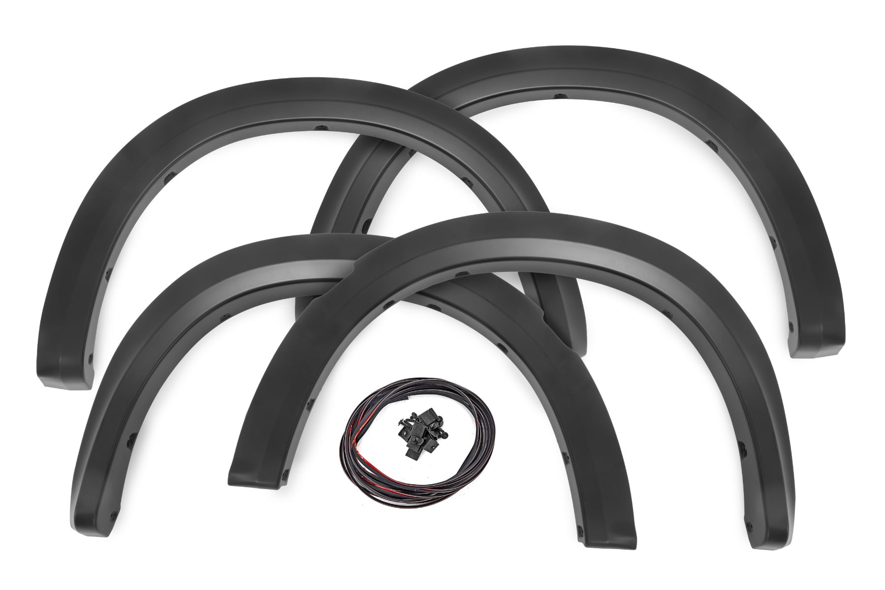 Rough Country Sport Fender Flares PW7 Bright White Ram 1500 2WD/4WD (2009-2018 & Classic)