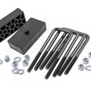 Rough Country 1.5 Inch Block & U-Bolt Kit Chevy Silverado 2500 HD 2WD/4WD (2001-2010)