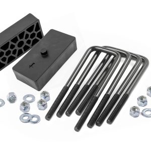 Rough Country 1.5 Inch Block And U-Bolt Kit Chevy/GMC 2500HD (11-19)
