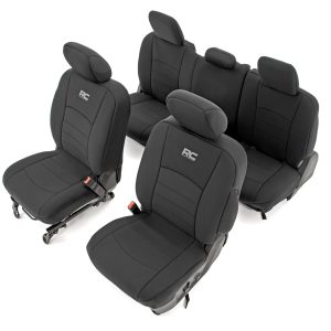 Rough Country Seat Covers FR Bucket RR Full bench Ram 1500 (09-18)/2500 (11-18)/3500 (11-18)