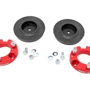 Rough Country 2 Inch Lift Kit Red Spacers Toyota FJ Cruiser 2WD/4WD (2007-2014)