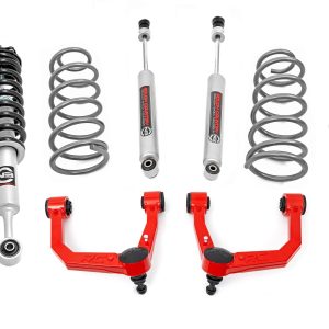 Rough Country 3 Inch Lift Kit Upper Control Arms RR Coils N3 Struts Toyota 4Runner (10-24)