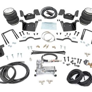 Rough Country Air Spring Kit w/compressor 0-7.5″ Lift Chevy/GMC 2500HD/3500HD (11-19)