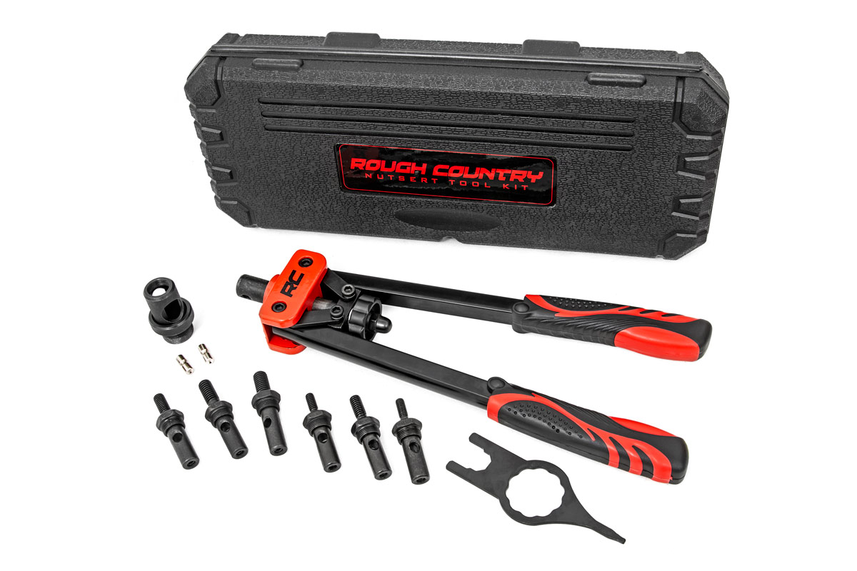 Rough Country Nutsert Toolkit – 10 Piece System W/Quick Change Mandrel Set