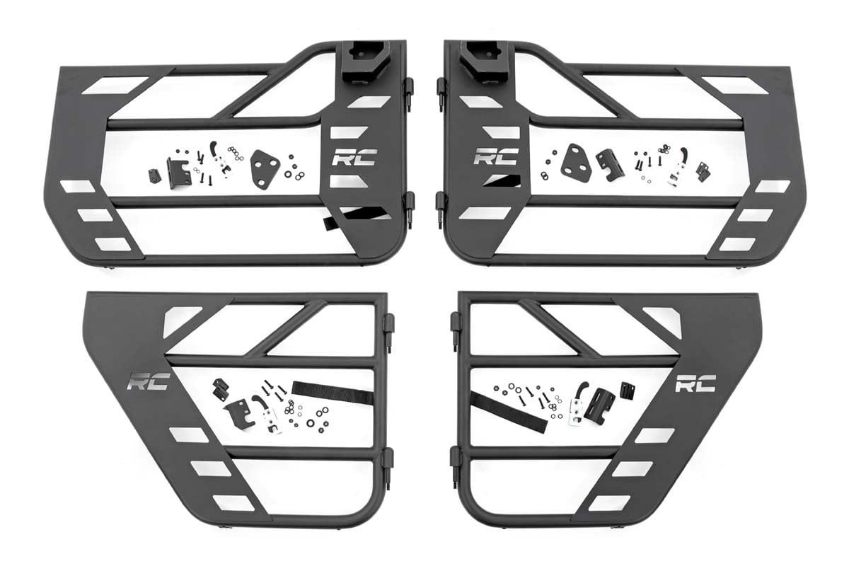 Rough Country Tubular Doors Front and Rear Jeep Gladiator JT/Wrangler JL 4WD (18-26)
