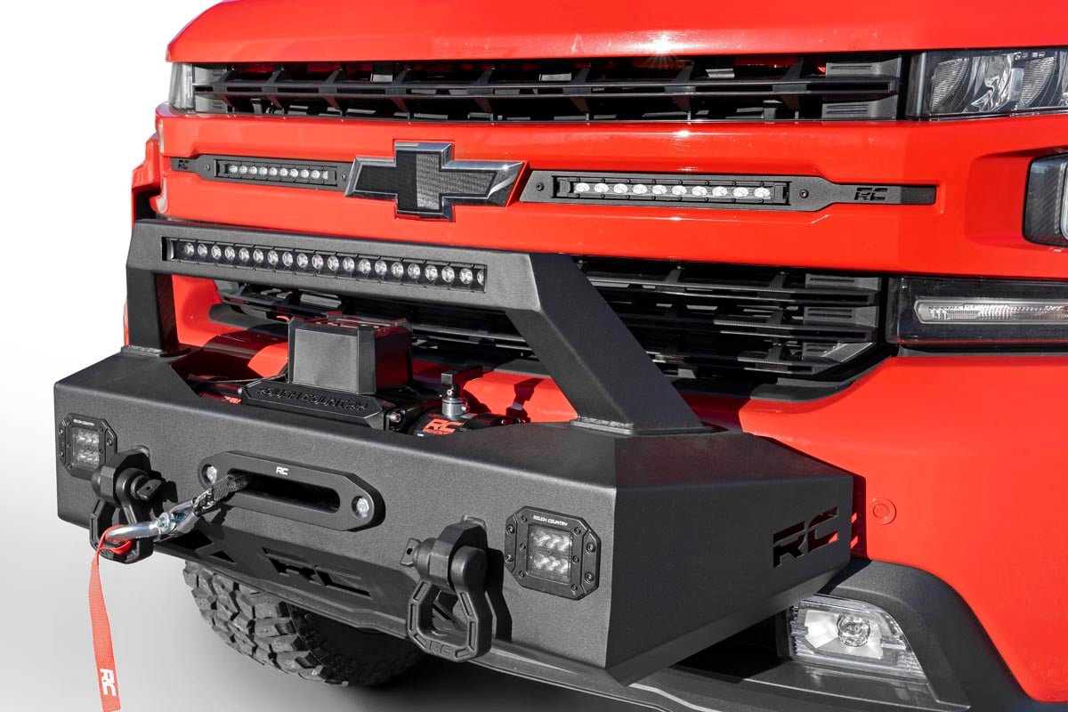 Rough Country EXO Winch Mount Kit Chevy Silverado 1500 2WD/4WD (2019-2022)