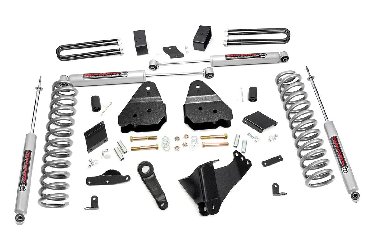 Rough Country 4.5 Inch Lift Kit No OVLD Ford F-250 Super Duty 4WD (2011-2014)