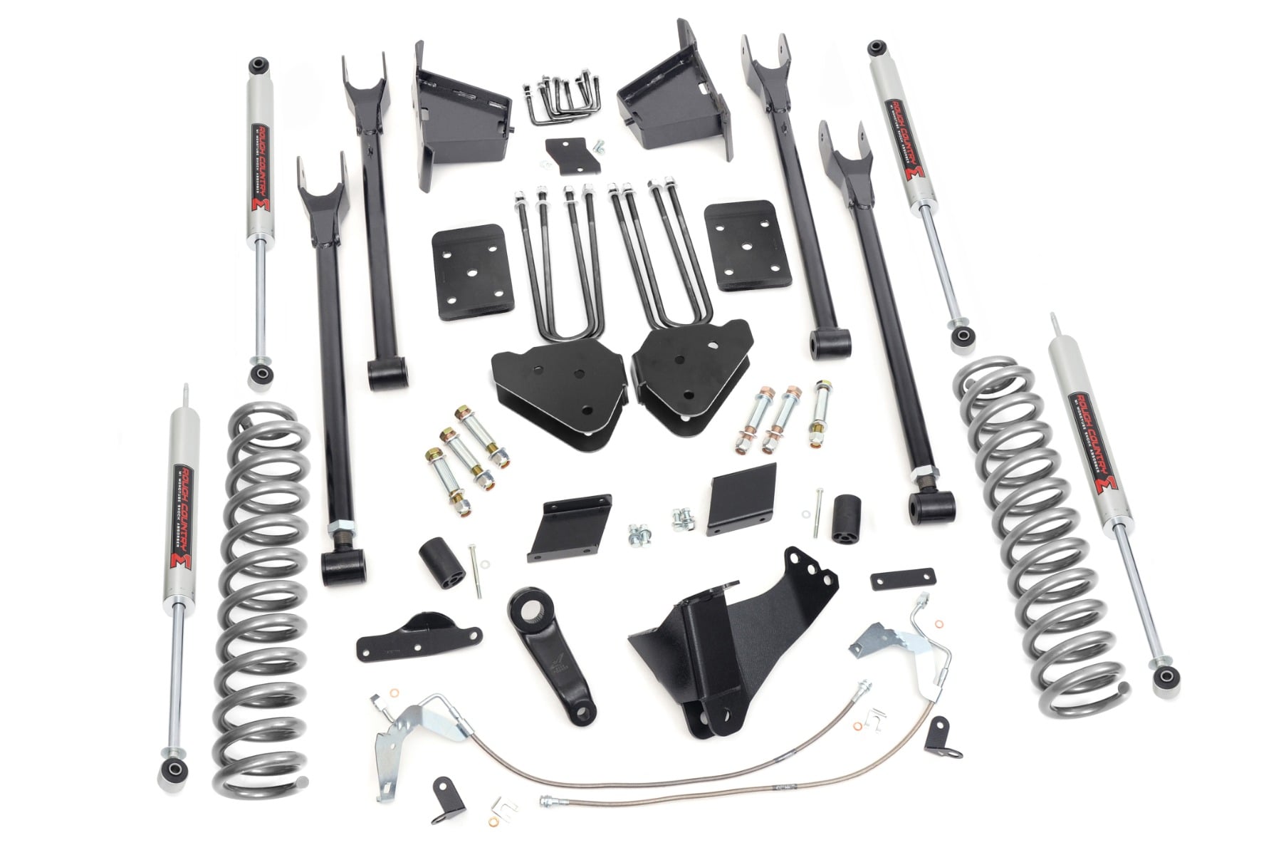 Rough Country 6 Inch Lift Kit 4-Link OVLD M1 Ford F-250 Super Duty 4WD (2011-2014)