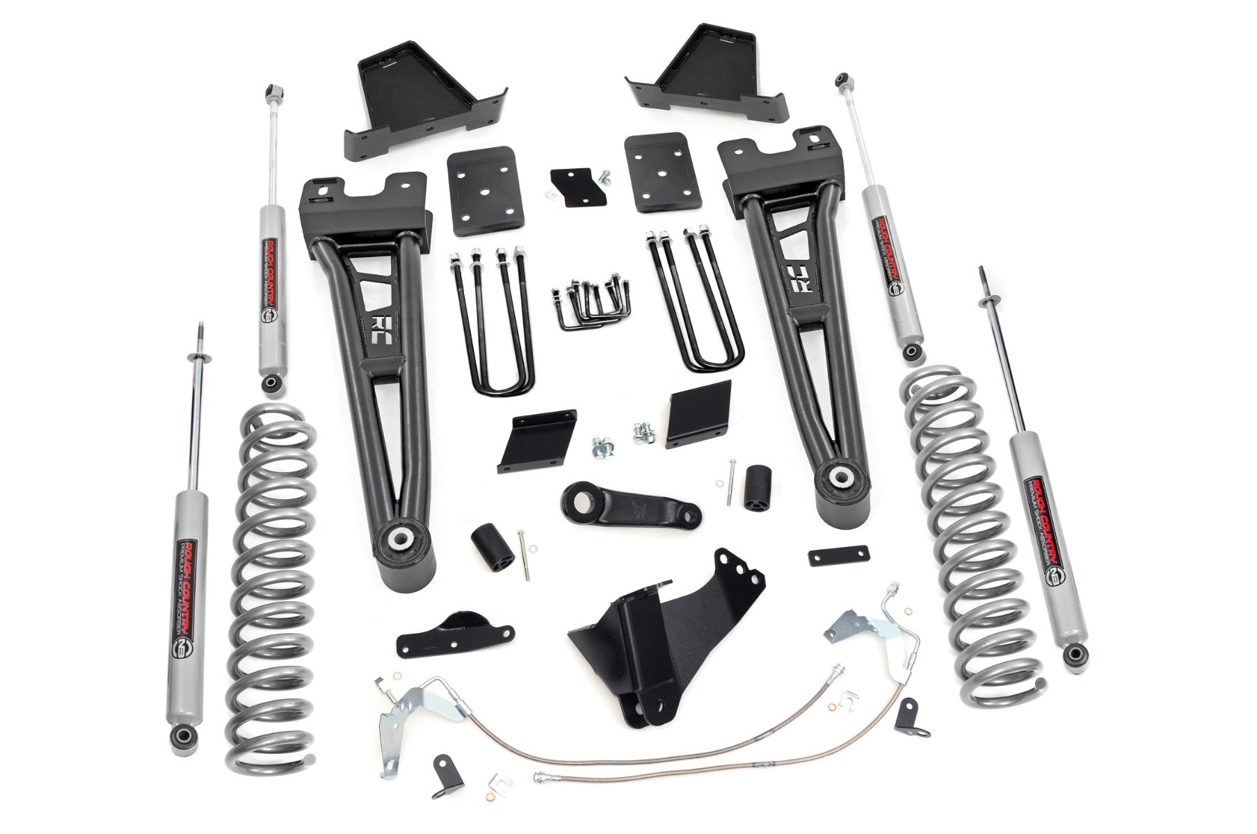 Rough Country 6 Inch Lift Kit Diesel Radius Arm OVLD Ford F-250 Super Duty (15-16)