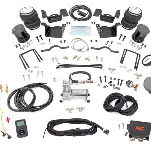 Rough Country Air Spring Kit w/compressor Wireless Controller 7.5 Inch Lift Kit Chevy/GMC 2500HD/3500HD (11-19)