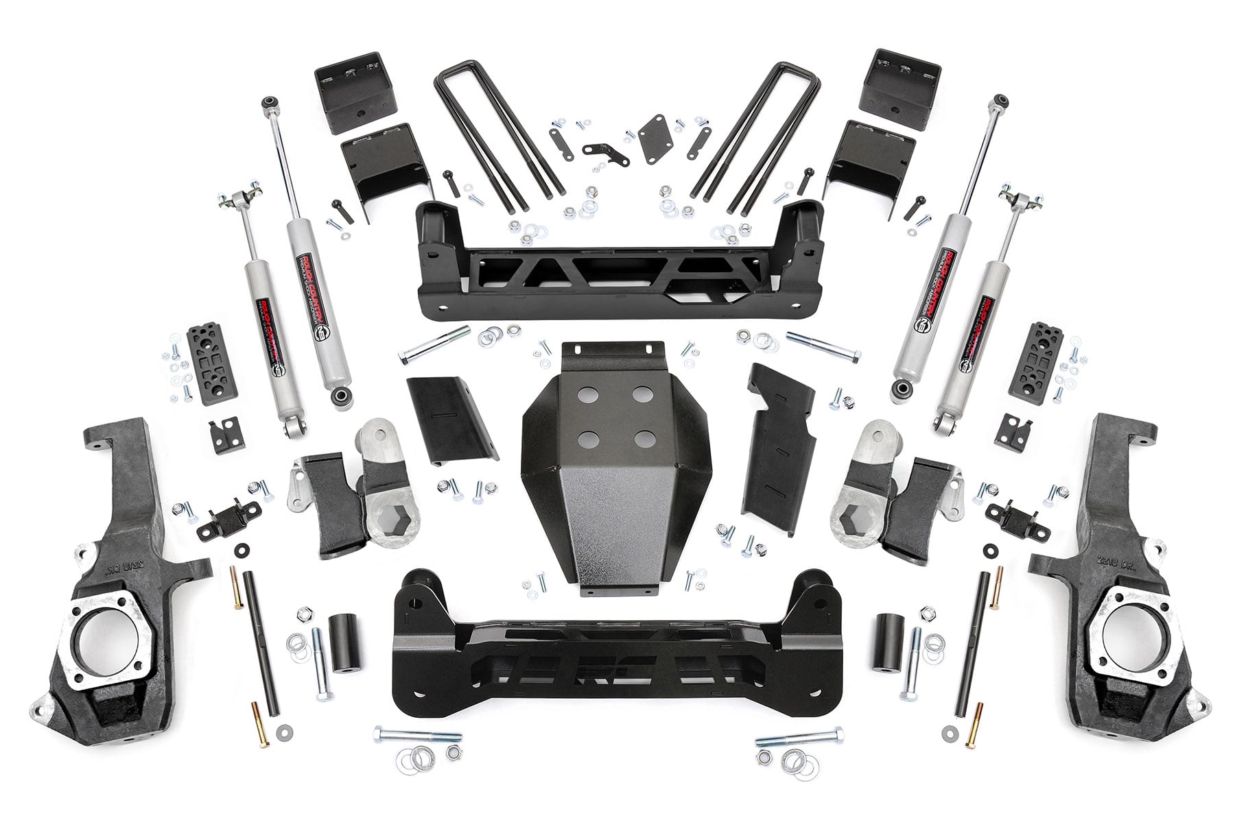 Rough Country 5 Inch Lift Kit NTD Chevy/GMC 2500HD/3500HD (11-19)