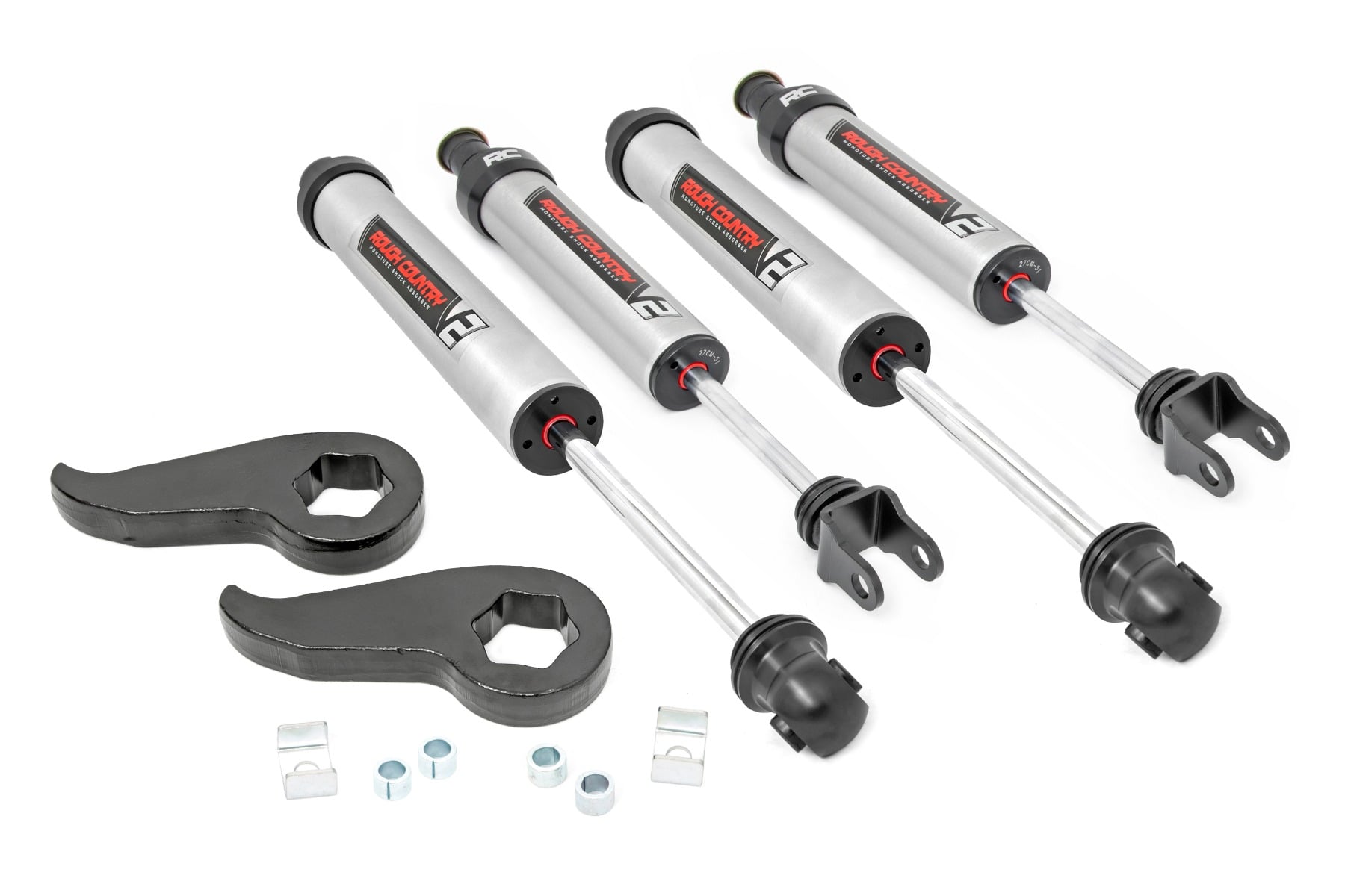 Rough Country 1.5-2 Inch Leveling Kit V2 Chevy/GMC 2500HD/3500HD (11-19)