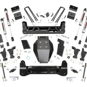 Rough Country 5 Inch Lift Kit Torsion Drop V2 Chevy/GMC 2500HD/3500HD (11-19)
