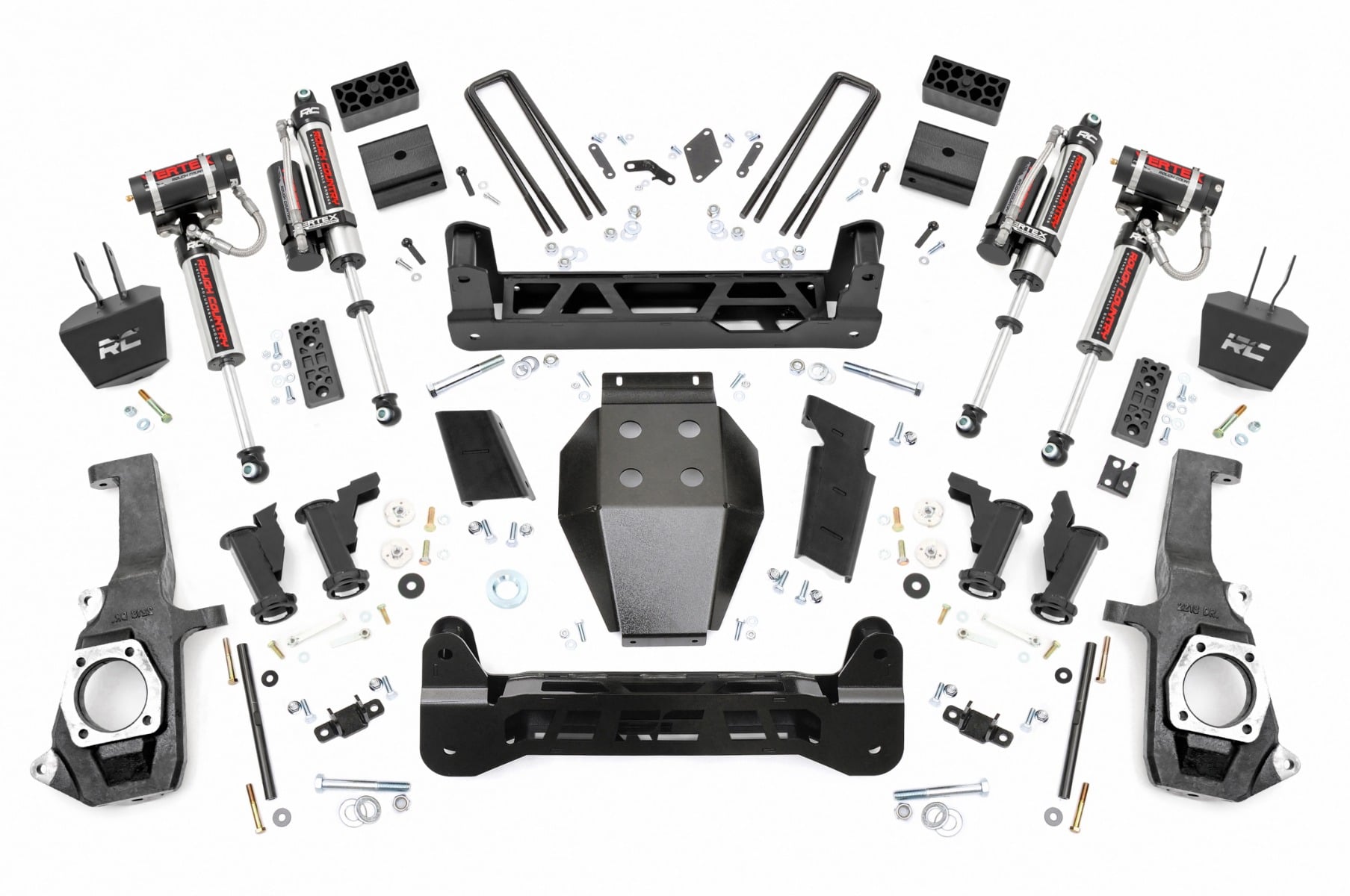 Rough Country 5 Inch Lift Kit Torsion Drop Vertex Chevy/GMC 2500HD/3500HD (11-19)