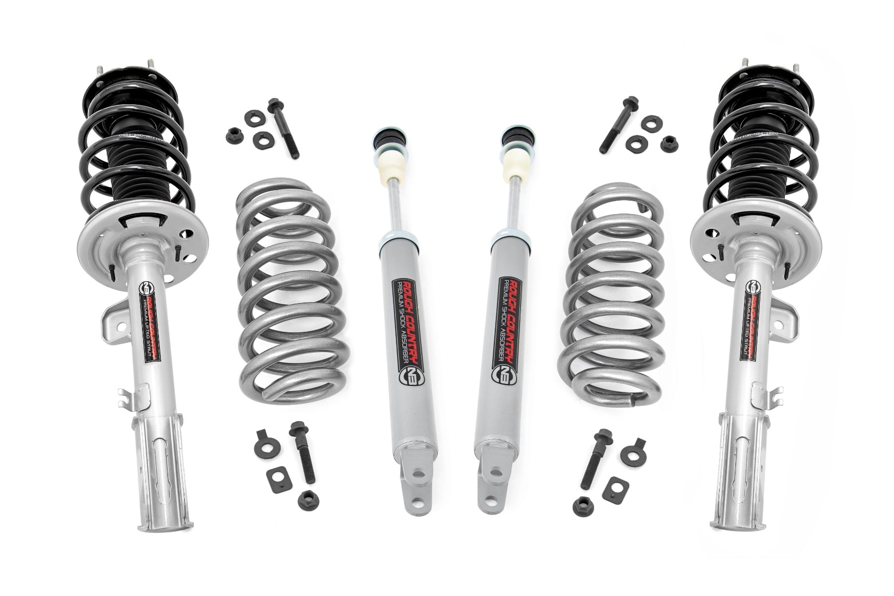 Rough Country 2 Inch Lift Strut Kit Ford Explorer 4WD (2011-2019)