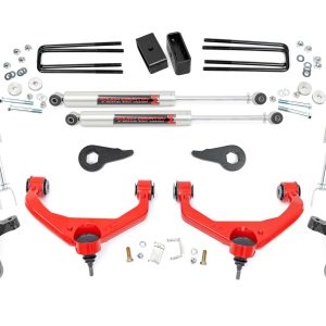 Rough Country 3.5 Inch Knuckle Lift Kit M1 w/ Overloads Chevy/GMC 2500HD/3500HD (11-19)