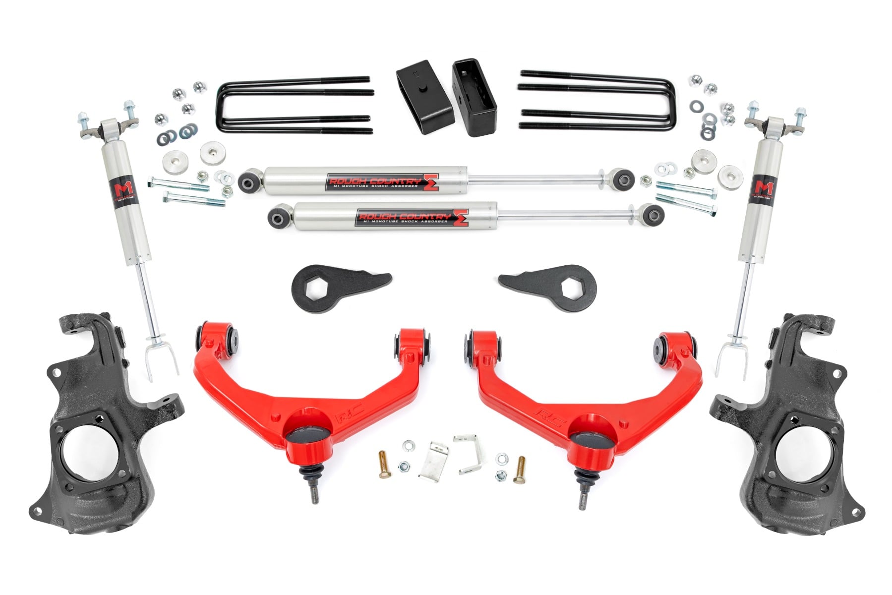Rough Country 3.5 Inch Knuckle Lift Kit M1 Chevy/GMC 2500HD/3500HD (11-19)