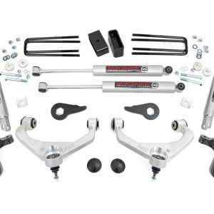 Rough Country 3.5 Inch Lift Kit Knuckle w/ Overloads Chevy/GMC 2500HD/3500HD (11-19)