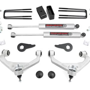 Rough Country 3.5 Inch Lift Kit w/ Overloads Chevy/GMC 2500HD/3500HD (11-19)