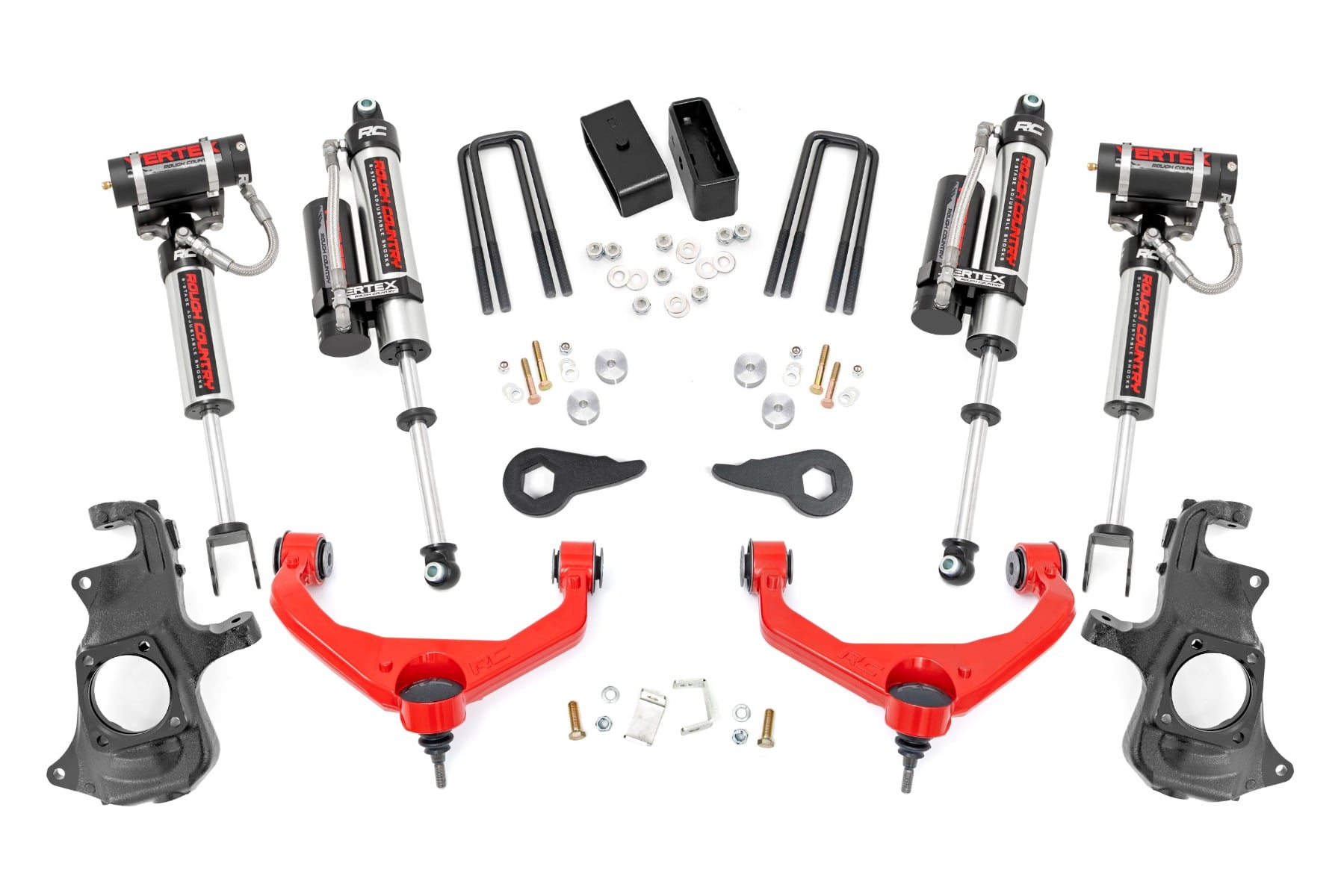 Rough Country 3.5 Inch Lift Kit Knuckle Vertex Chevy/GMC 2500HD/3500HD (11-19)