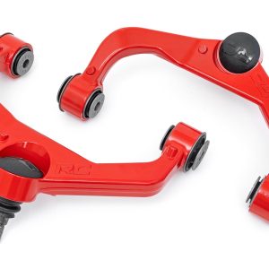 Rough Country Red Forged Upper Control Arms 3.5 Inch Lift Chevy/GMC 2500HD/3500HD (11-19)