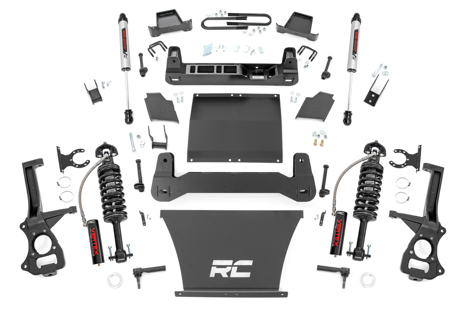 Rough Country 4 Inch Lift Kit AT4/Trailboss Vertex/V2 Chevy/GMC 1500 (25-26)
