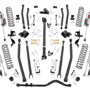 Rough Country 6 Inch Lift Kit Long Arm M1R Jeep Wrangler Unlimited 4WD (2018-2023)