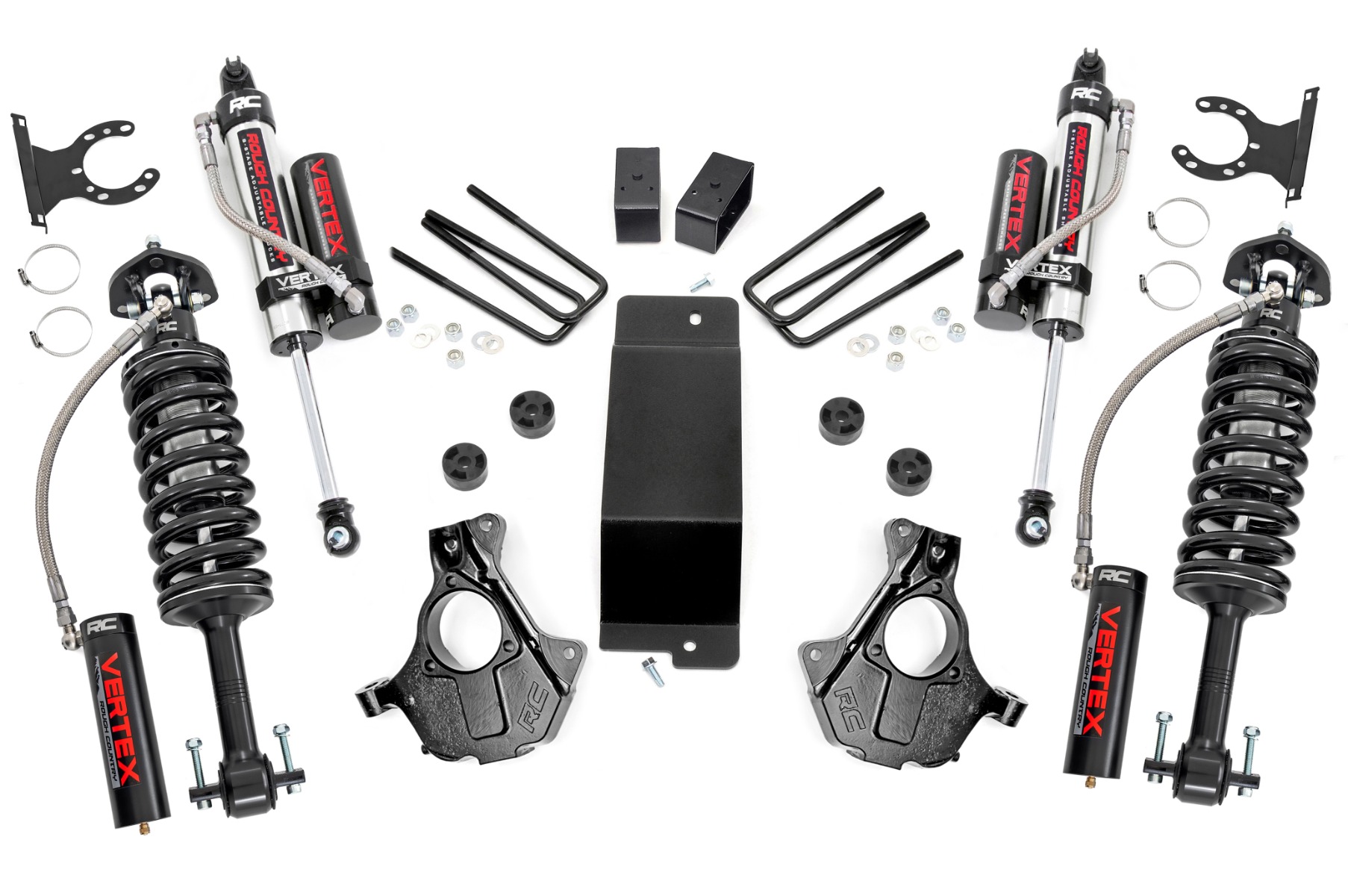 Rough Country 3.5 Inch Lift Kit Cast Steel LCA Vertex Chevy/GMC 1500 (14-18 & Classic)
