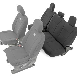 Rough Country Seat Covers Rear Bench Seat Ford F-150/Lightning/F-250/F-350 (2015-2026)