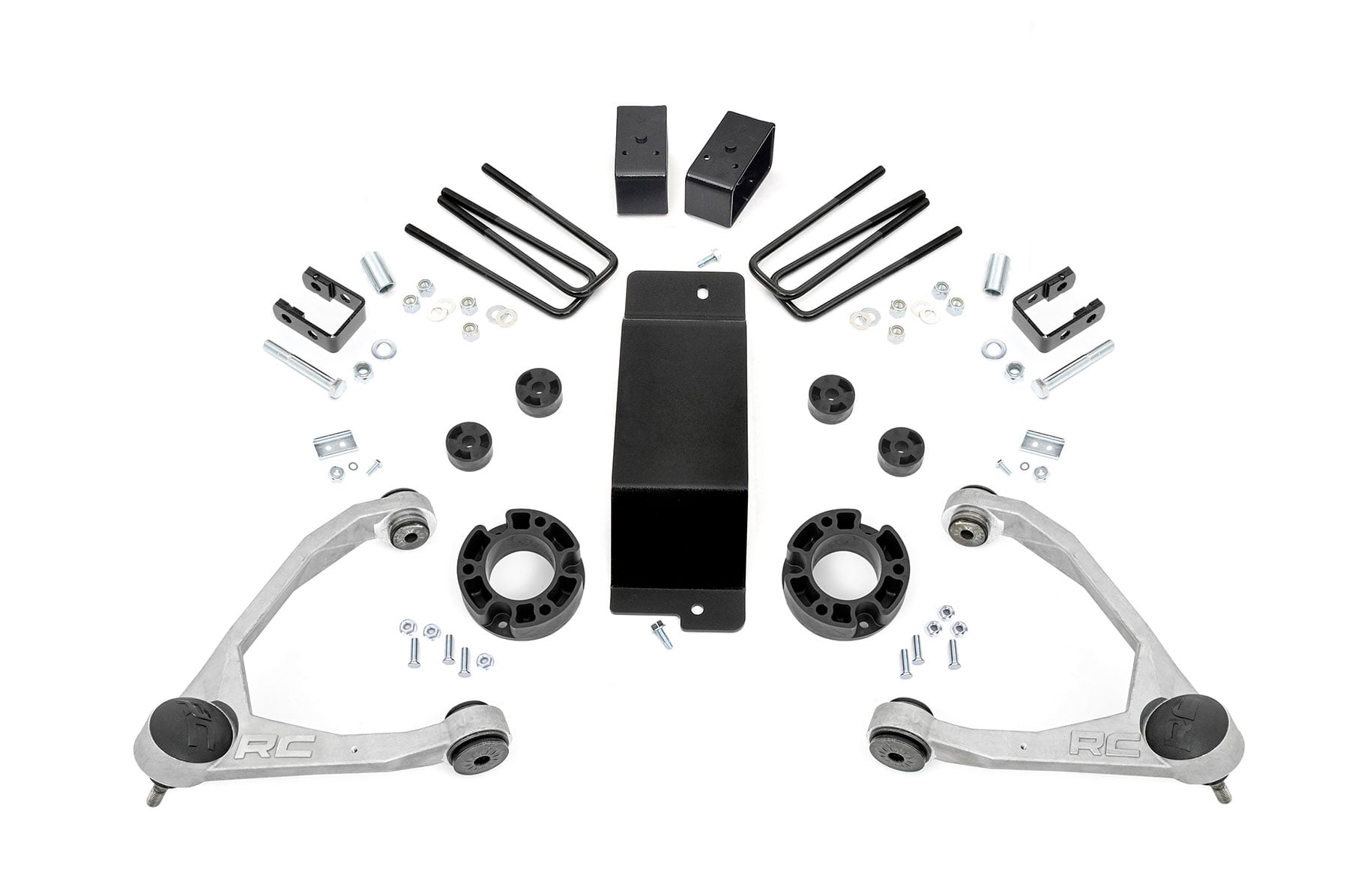 Rough Country 3.5 Inch Lift Kit Mag-ride Alu/Cast Steel GMC Sierra 1500 Denali (14-16)