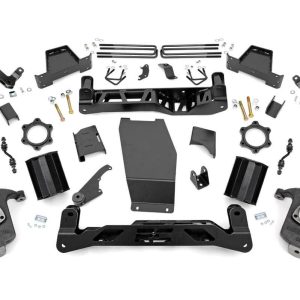 Rough Country 7 Inch Lift Kit Magneride Alum GMC Sierra 1500 Denali 4WD (2014-2016)