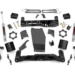 Rough Country 5 Inch Lift Kit Alum/Stamp Steel Chevy/GMC 1500 (14-18 & Classic)