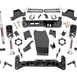 Rough Country 7 Inch Lift Kit Alum/Stamp Steel FR N3 Chevy/GMC 1500 (14-18 & Classic)