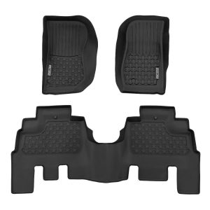 Rough Country Floor Mats FR & RR 4 Door Jeep Wrangler Unlimited 4WD (2014-2018)