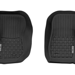 Rough Country Floor Mats FR 4 Door Jeep Wrangler Unlimited 4WD (2014-2018)