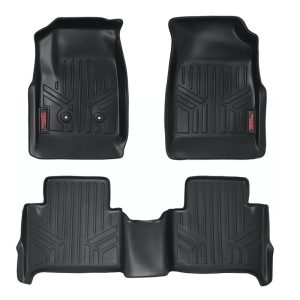 Rough Country Floor Mats FR & RR Crew Chevy/GMC Canyon/Colorado 2WD/4WD (2015-2022)
