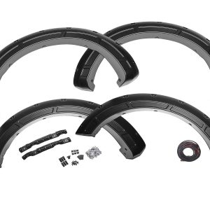 Rough Country Defender Fender Flares JS Iconic Silver Ford F-150 2WD/4WD (2015-2020)