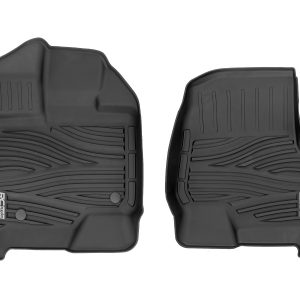 Rough Country Flex-Fit Floor Mats Front Ford F-150 (15-26)/F-150 Lightning (22-26)/Raptor (17-26)