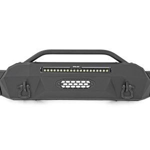 Rough Country Front Bumper High Clearance Hybrid 20″ Blk LED Toyota Tacoma (16-23)