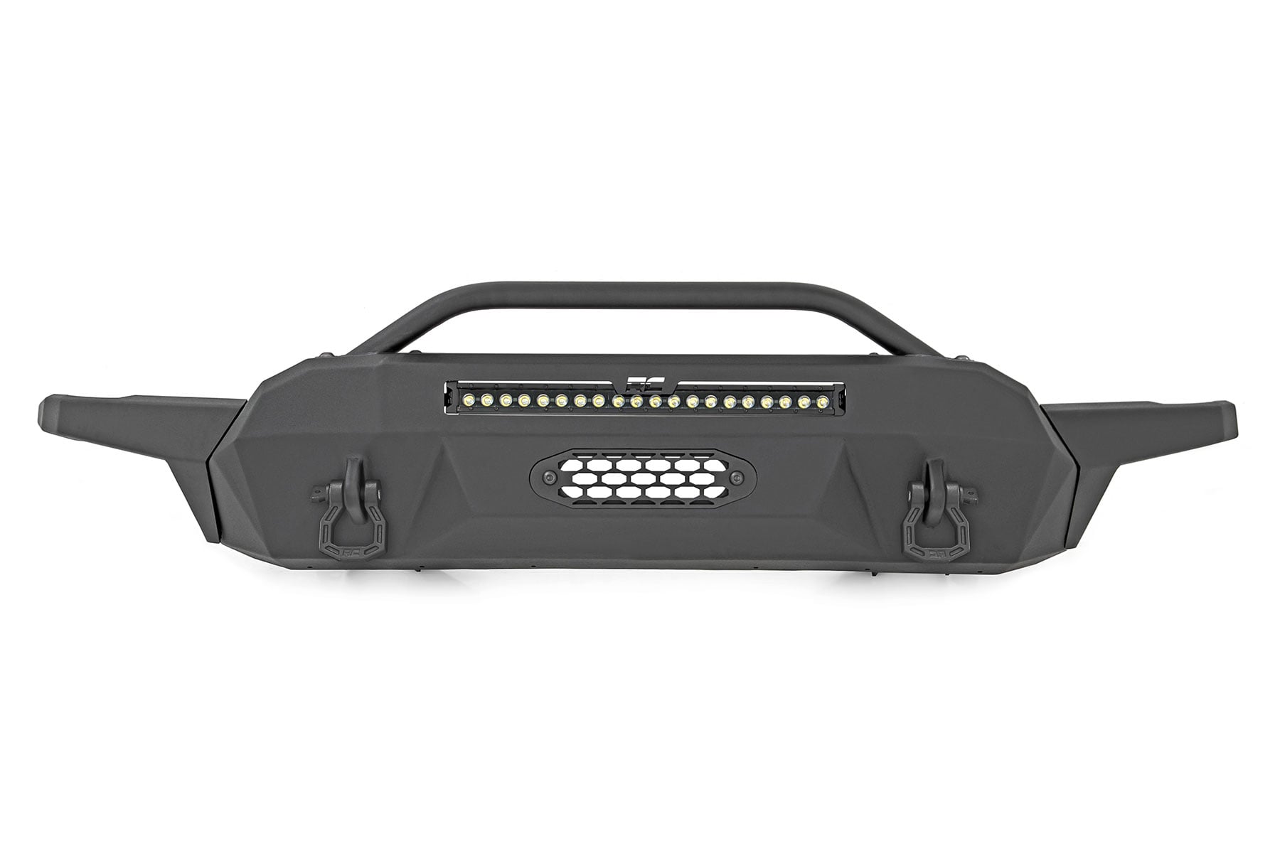 Rough Country Front Bumper High Clearance Hybrid 20″ Blk LED Toyota Tacoma (16-23)