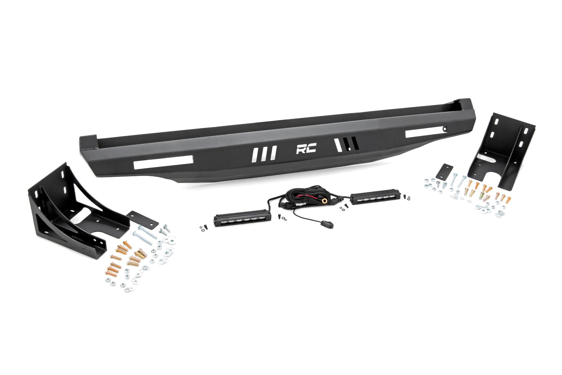 Rough Country Bumper Rear 6″ Black Slimline LED Pair Multiple Makes & Models (Can-Am/Polaris)