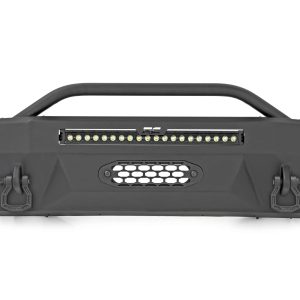 Rough Country Front Bumper Hybrid 20″ Blk DRL LED Toyota Tacoma 2WD/4WD (2016-2023)