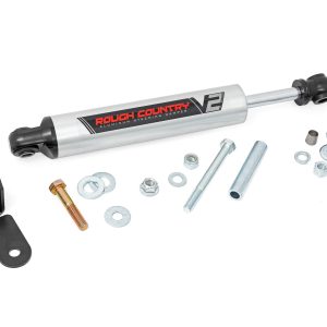 Rough Country V2 Steering Stabilizer Chevy/GMC 2500HD/3500HD (16-26)