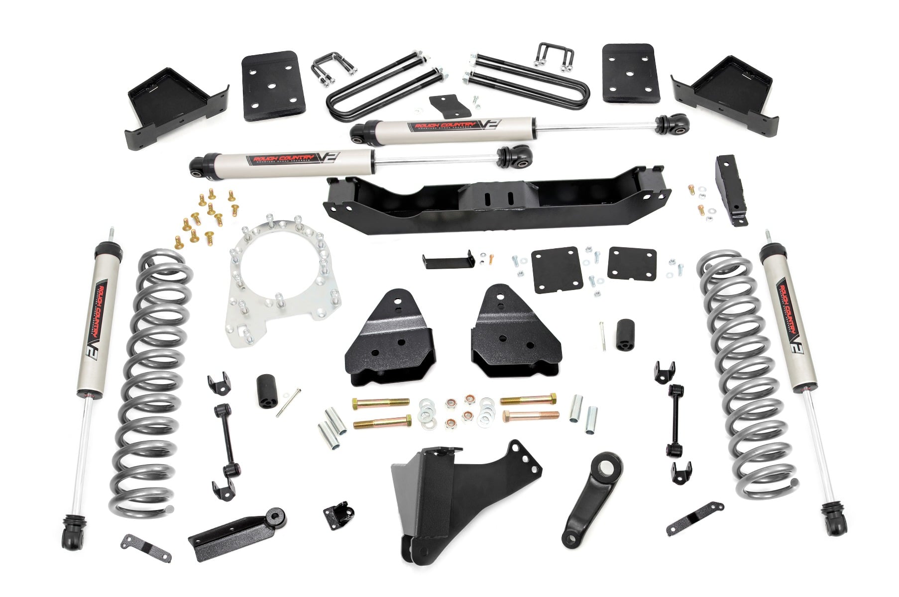 Rough Country 6 Inch Lift Kit Diesel OVLD V2 Ford F-250/F-350 Super Duty 4WD (17-22)