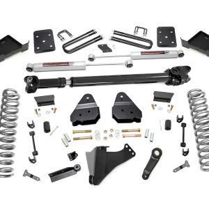 Rough Country 6 Inch Lift Kit 4-Link OVLD D/S Ford F-250/F-350 Super Duty (17-22)