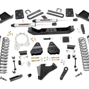 Rough Country 6 Inch Lift Kit Diesel 4-Link No OVLD V2 Ford F-250/F-350 Super Duty (17-22)