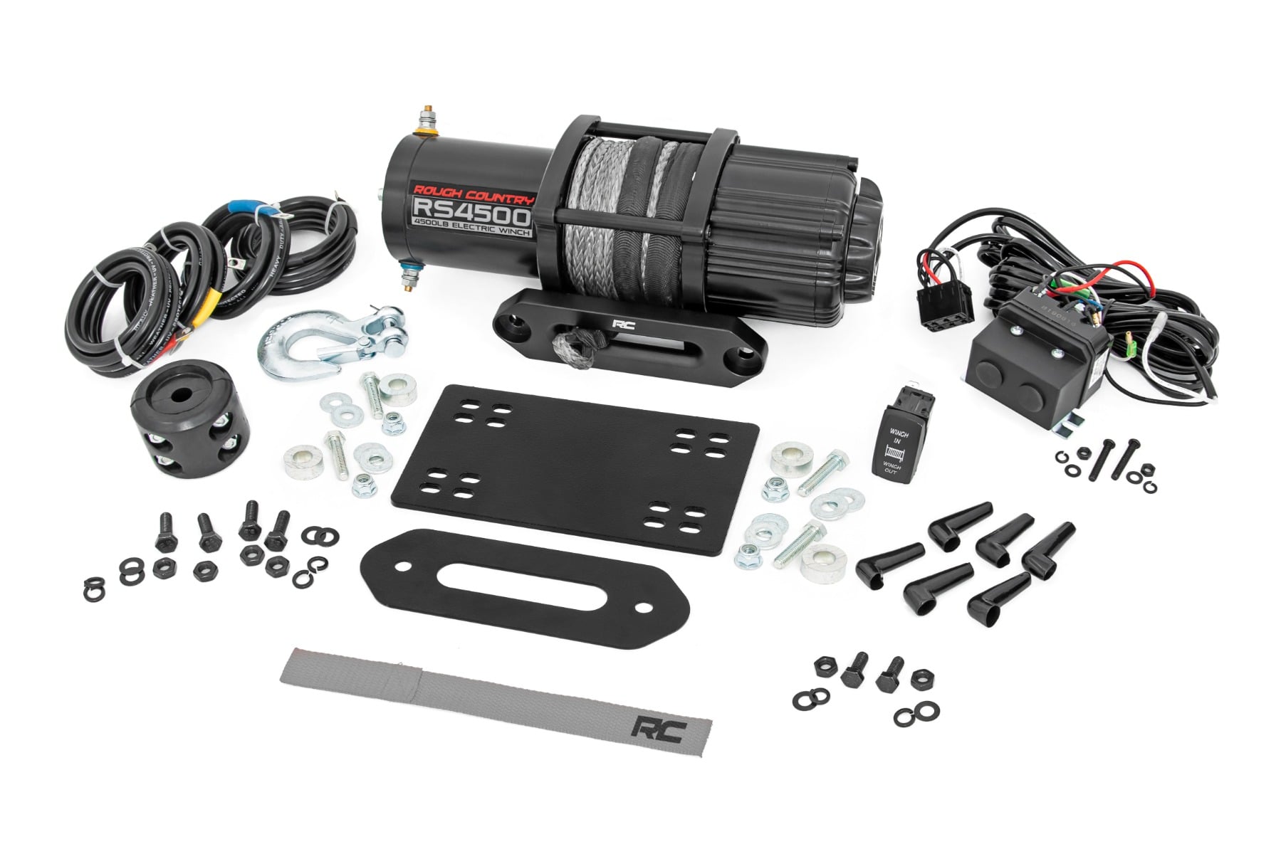 Rough Country Winch Plate RS4500S Can-Am Defender MAX HD10
