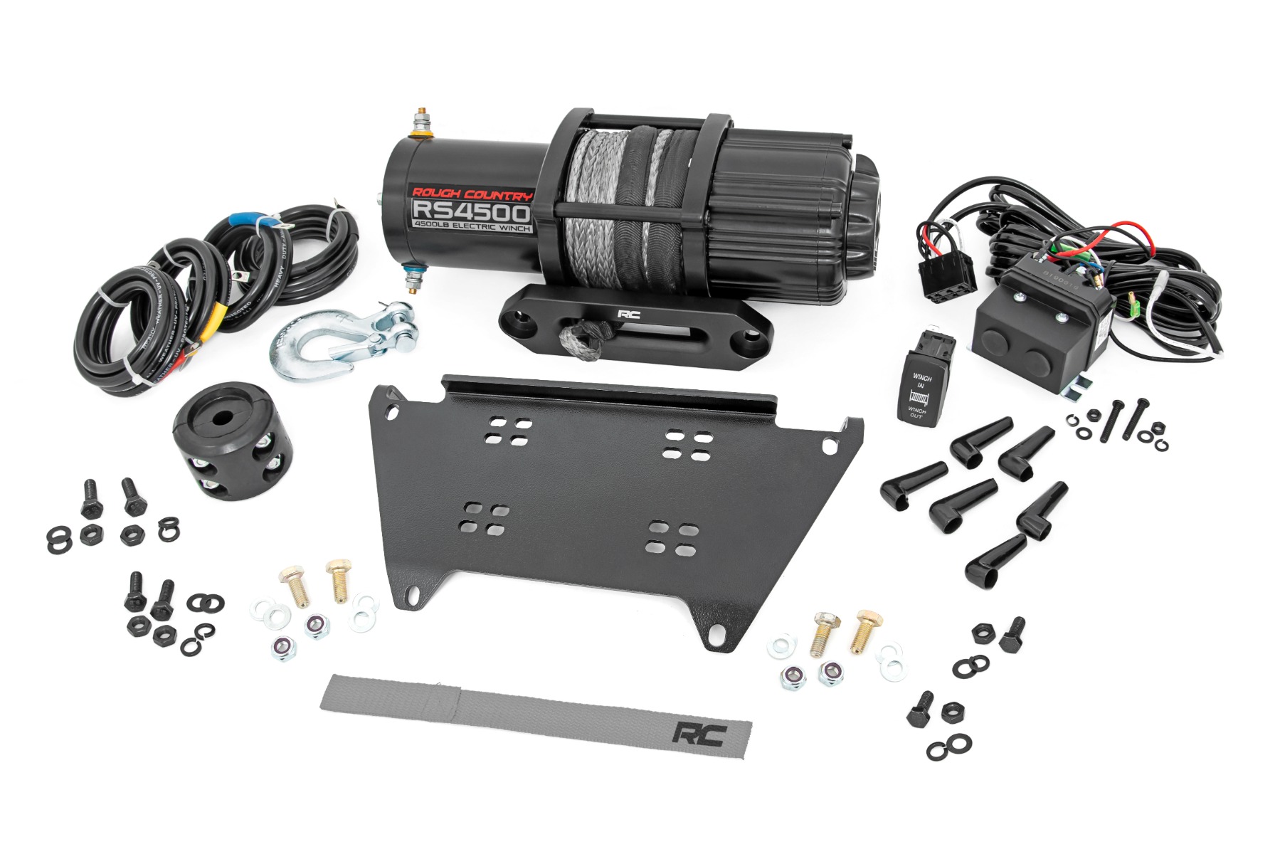 Rough Country Winch Mount RS4500S Polaris Ranger XP 1000