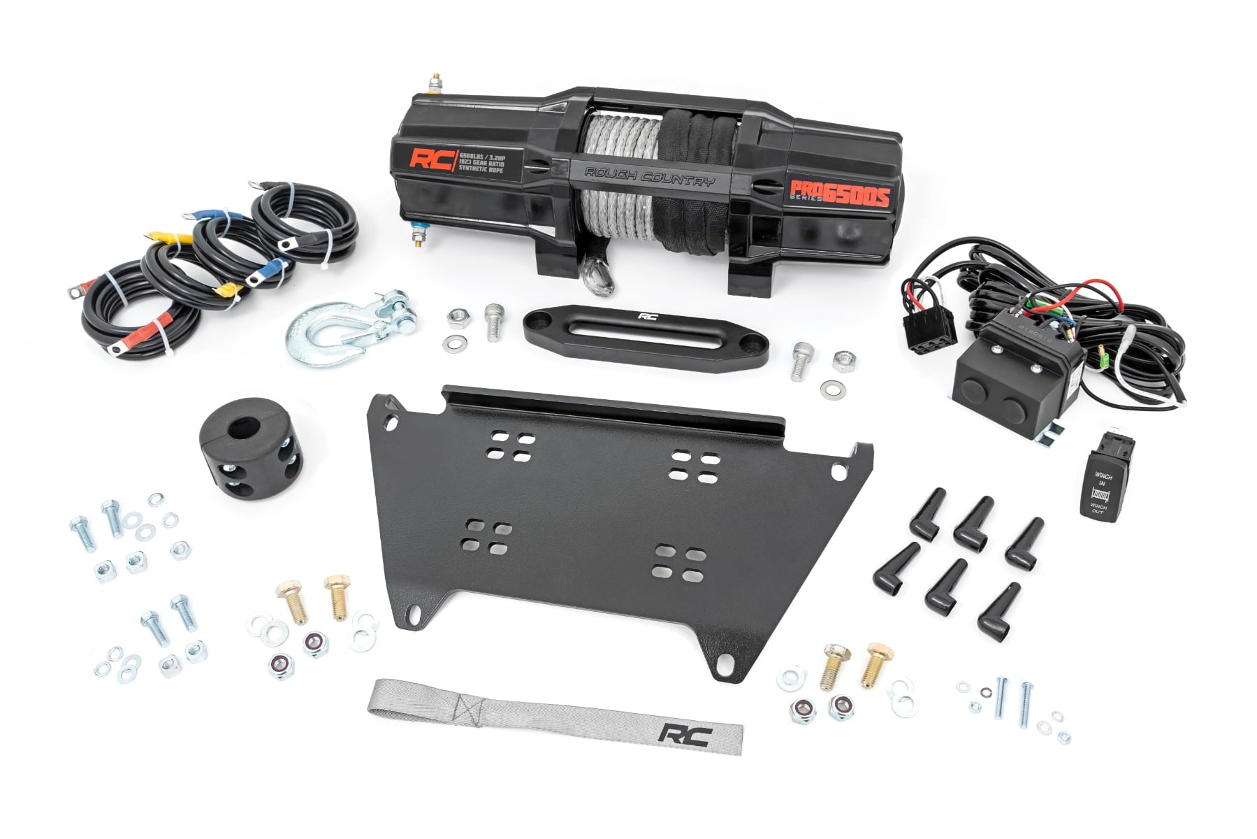 Rough Country Winch Mount RS6500S Polaris Ranger XP 1000